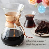 photo Chemex - CM-6A Coffee Maker - 6 Cups for American Coffee in Glass with Anti-Burn Handle 4